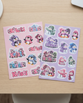 Custom Name & Theme Sticker Sheet