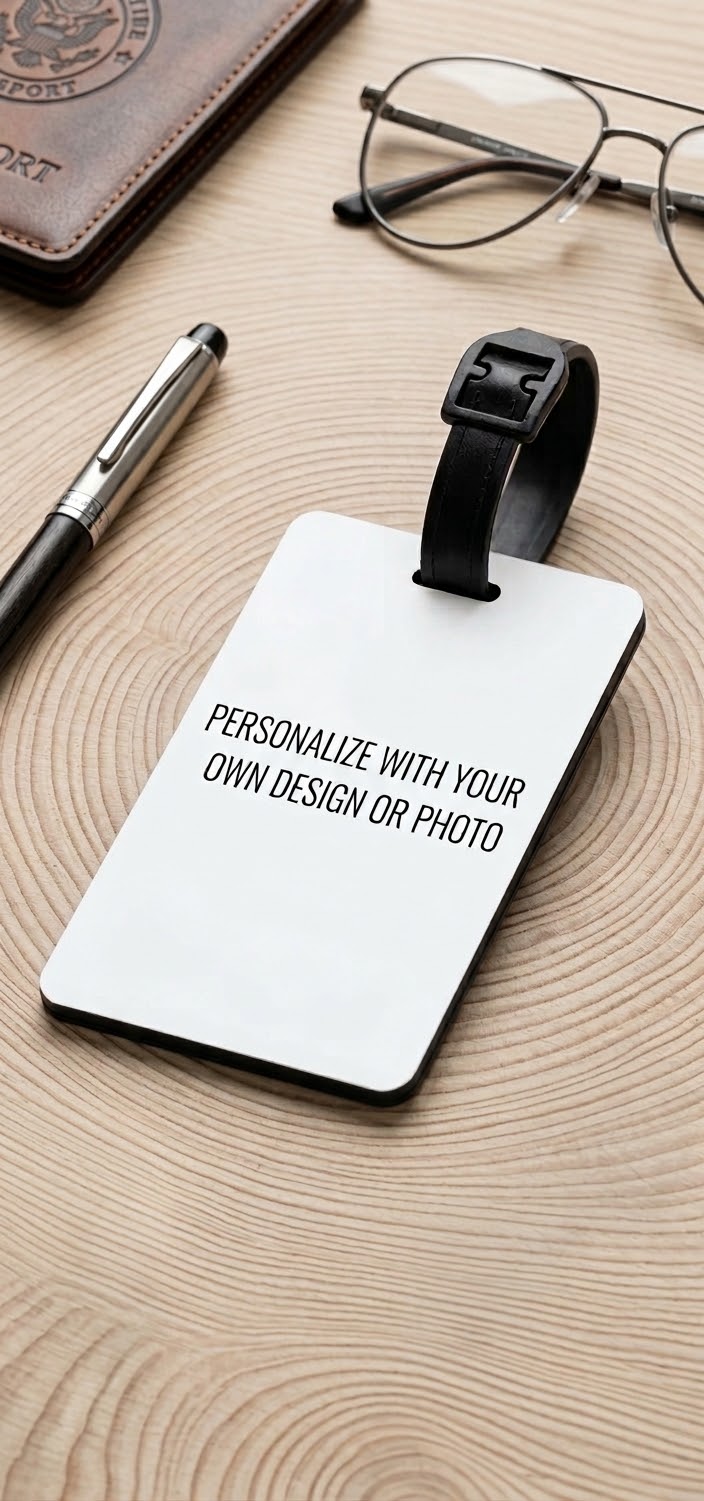 Personalized Photo Luggage Tag