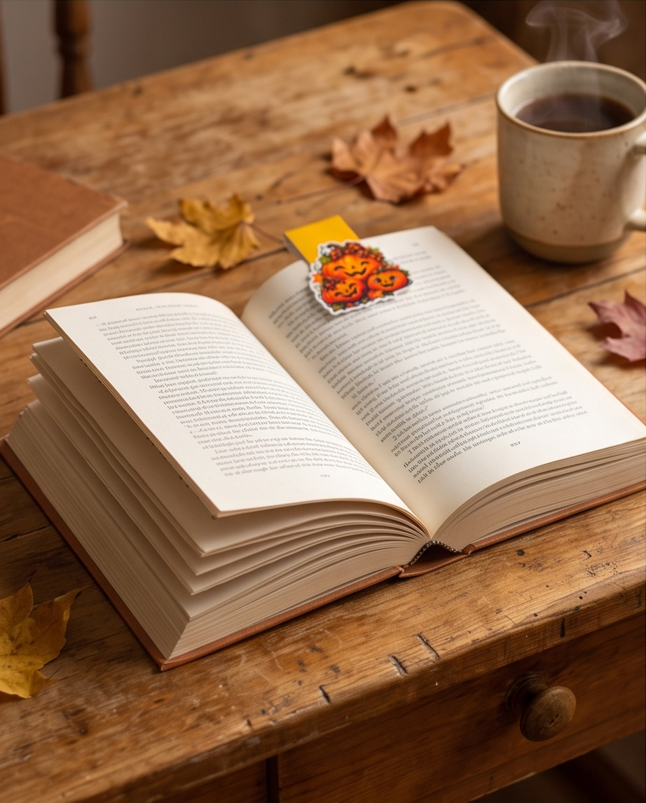 Cutie Pumpkins Magnetic Bookmark