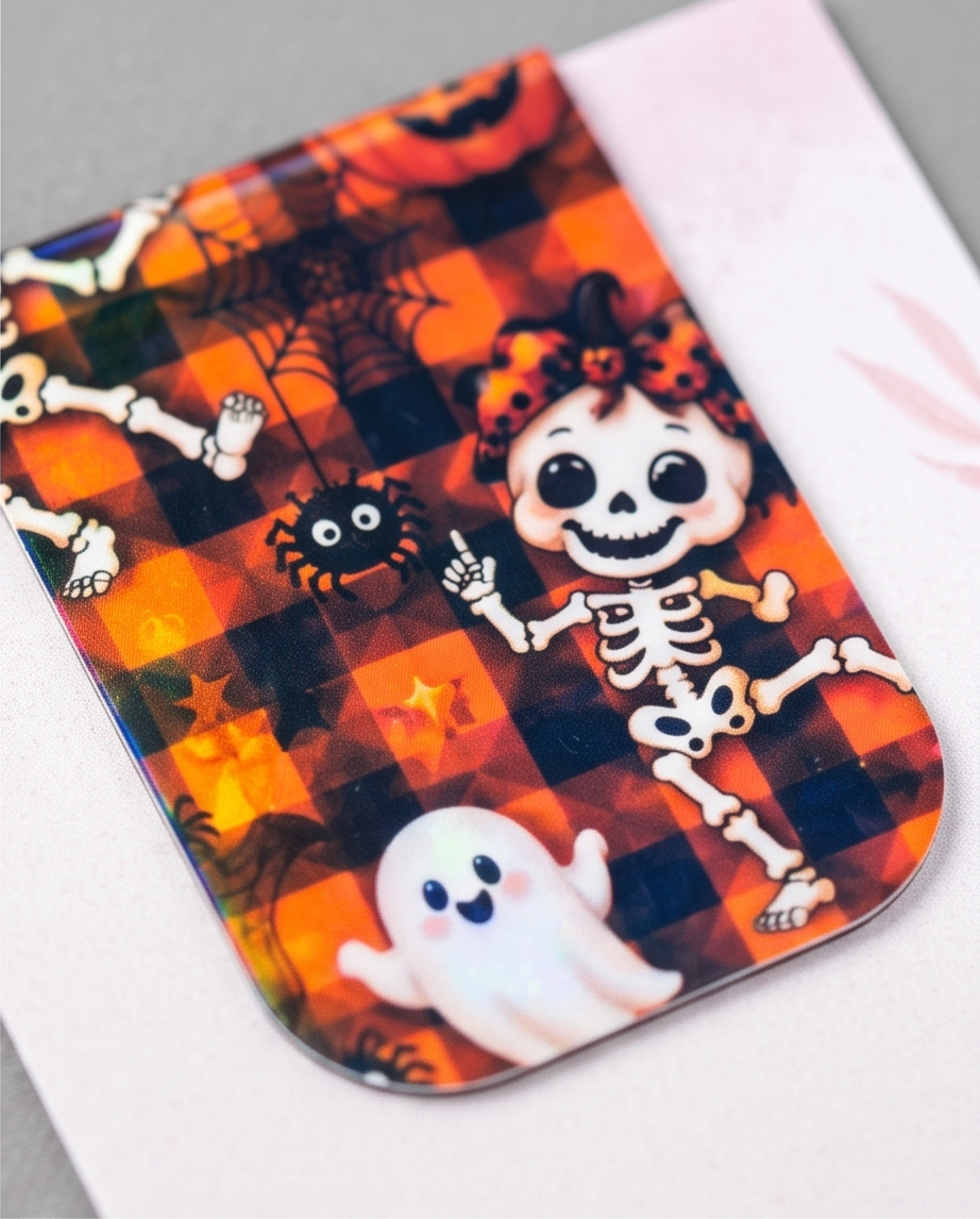 Dancing Skeleton Cutie Magnetic Bookmark