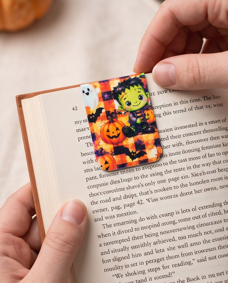 Little Monster Halloween Magnetic Bookmark