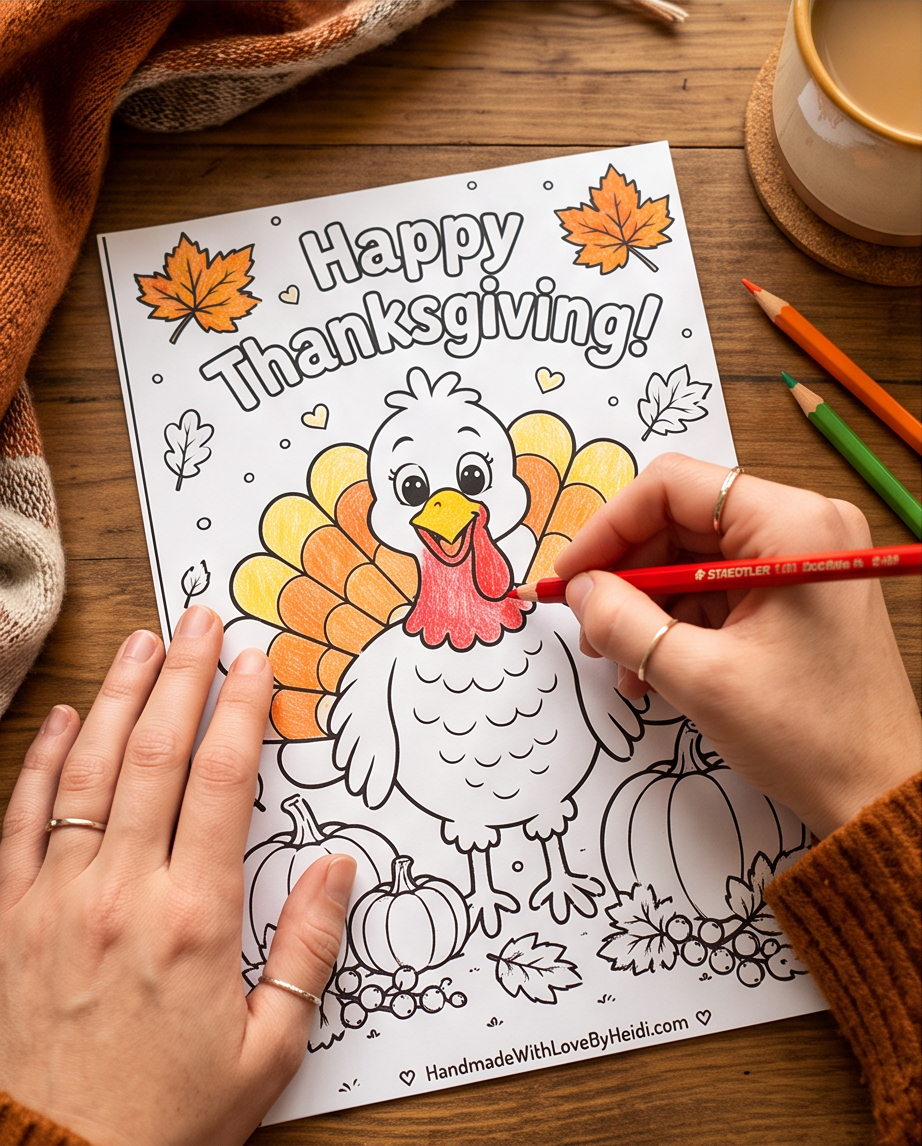 Thanksgiving Coloring Notepads