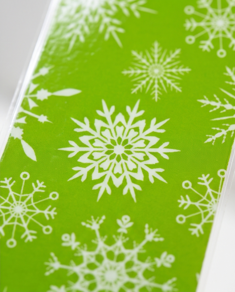 Green Snowflake Laminated Bookmark 2x5 | Christmas Bookmark | Winter Reading Gift | Book Lover Gift | Stocking Stuffer | Teacher Gift
