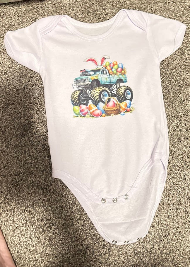 Easter Egg Monster Truck Onesie 🌸✨