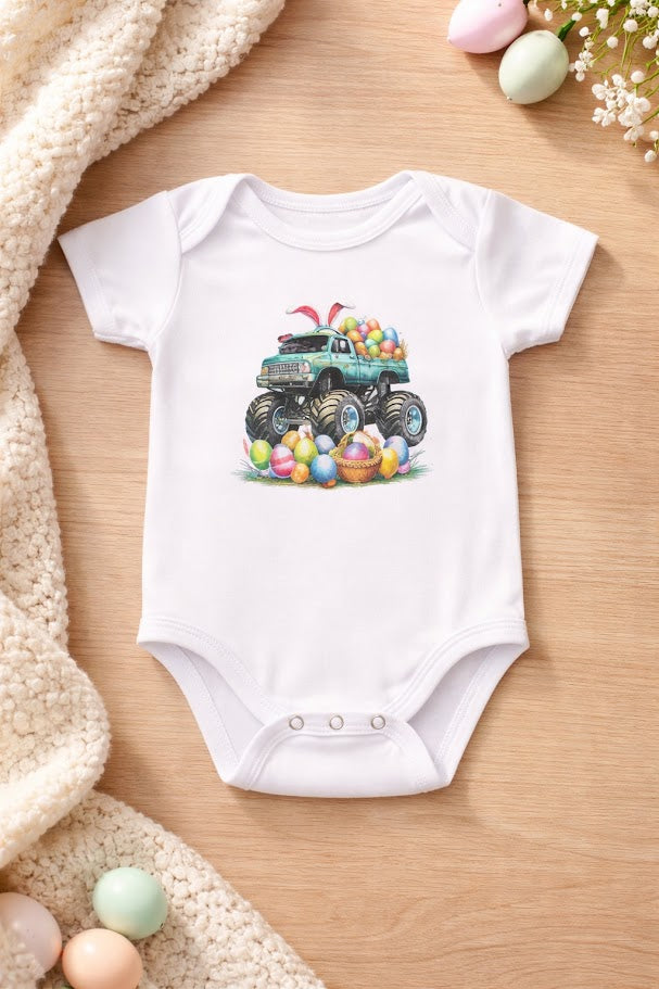 Easter Egg Monster Truck Onesie 🌸✨