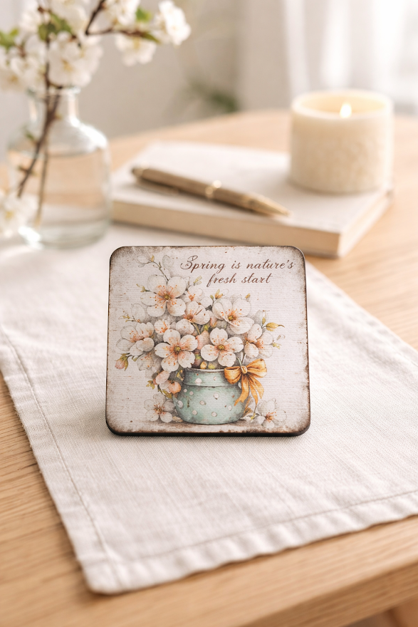 Spring’s Fresh Start Floral Plaque🌸