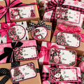 Pretty Pink Christmas Gift Tags
